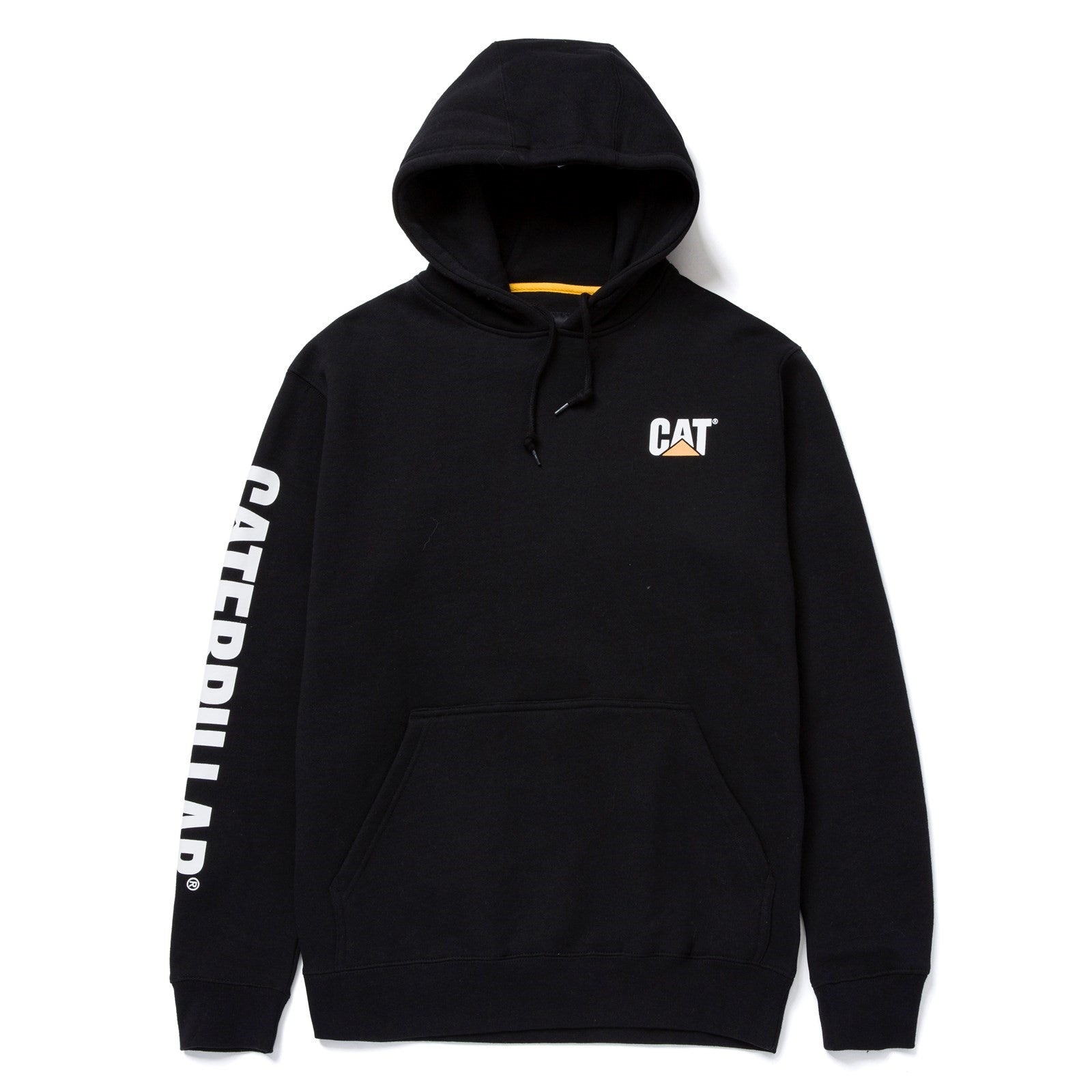 Caterpillar Trademark Banner Hooded Sweatshirt  Black