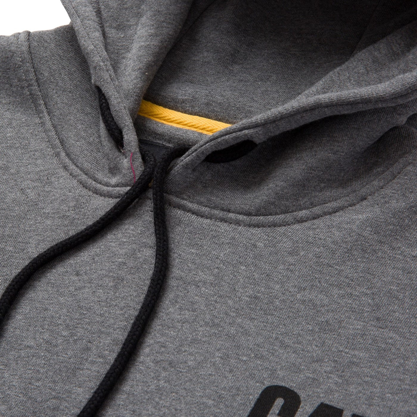 Caterpillar Trademark Banner Hooded Sweatshirt  Dark Grey
