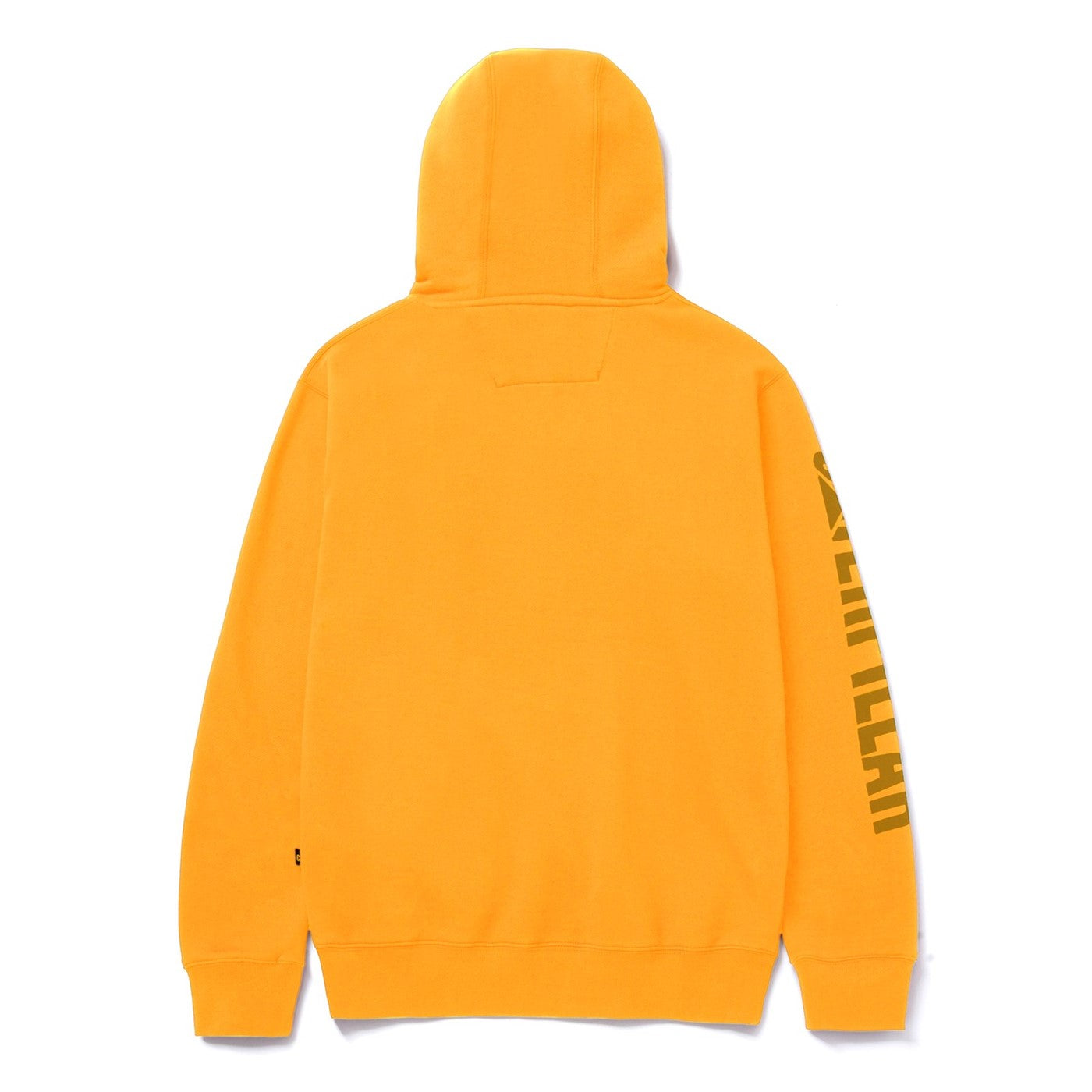 Caterpillar Trademark Banner Hooded Sweatshirt  Yellow