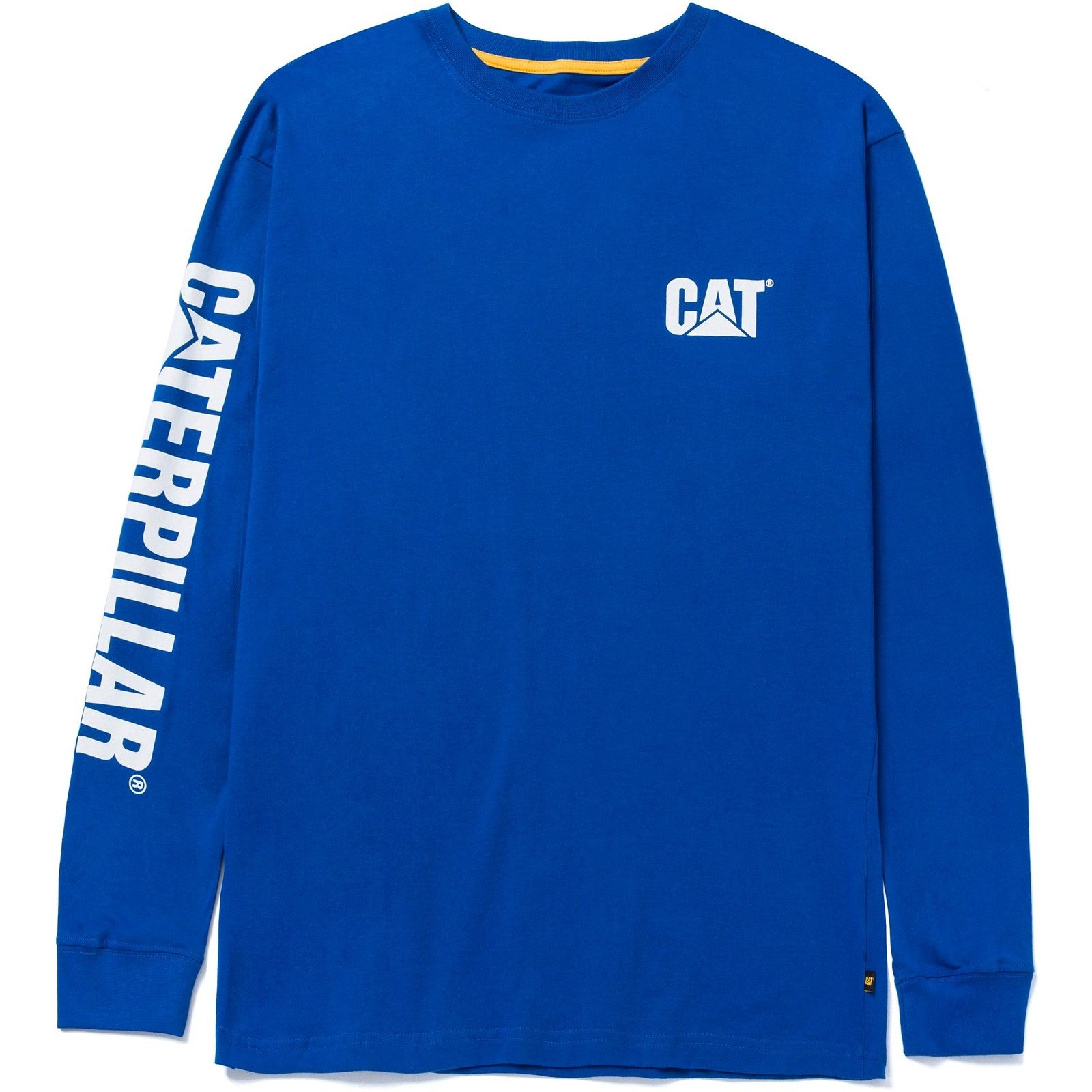 Caterpillar Trademark Banner Long Sleeve T-Shirt  Memphis Blue
