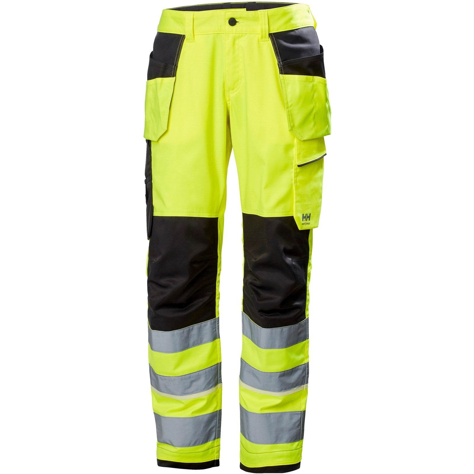 Helly Hansen Workwear UC-ME Construction Trouser CL2  Hi Vis Yellow/Ebony