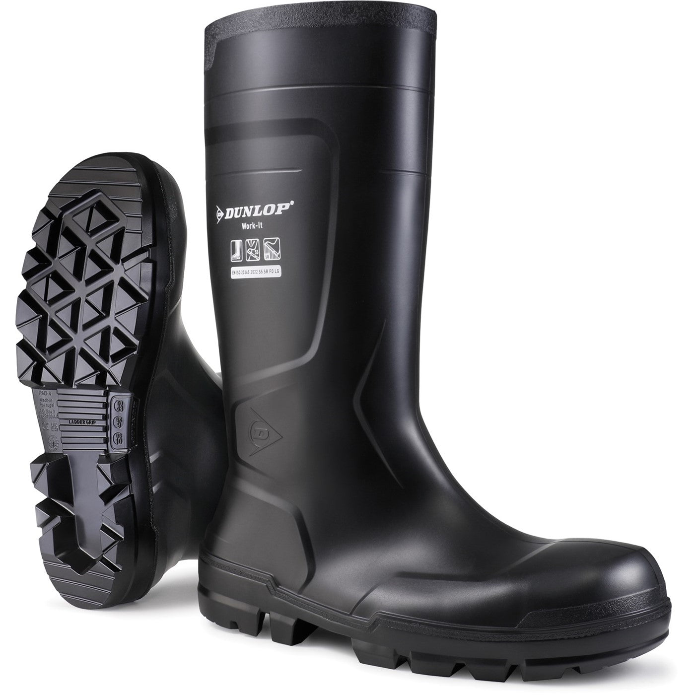 Dunlop Work-It Full Safety Wellington S5 Black