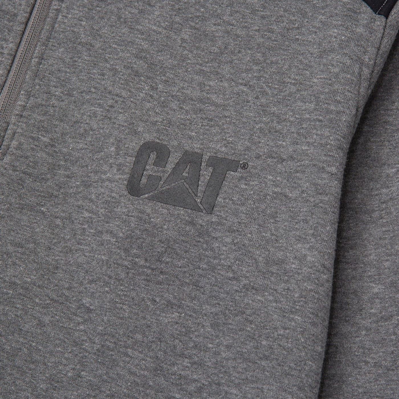 Caterpillar Essential 1/4 Zip Sweatshirt  Dark Heather Grey