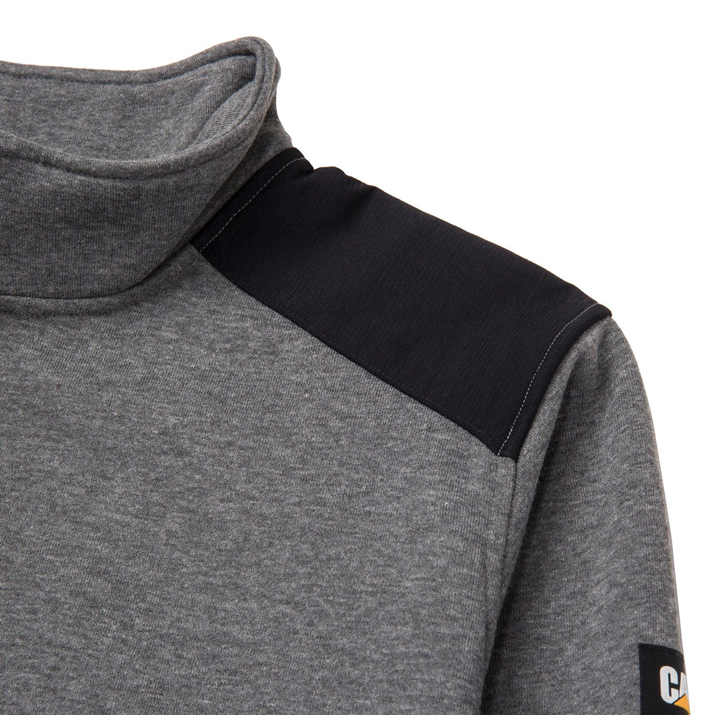 Caterpillar Essential 1/4 Zip Sweatshirt  Dark Heather Grey