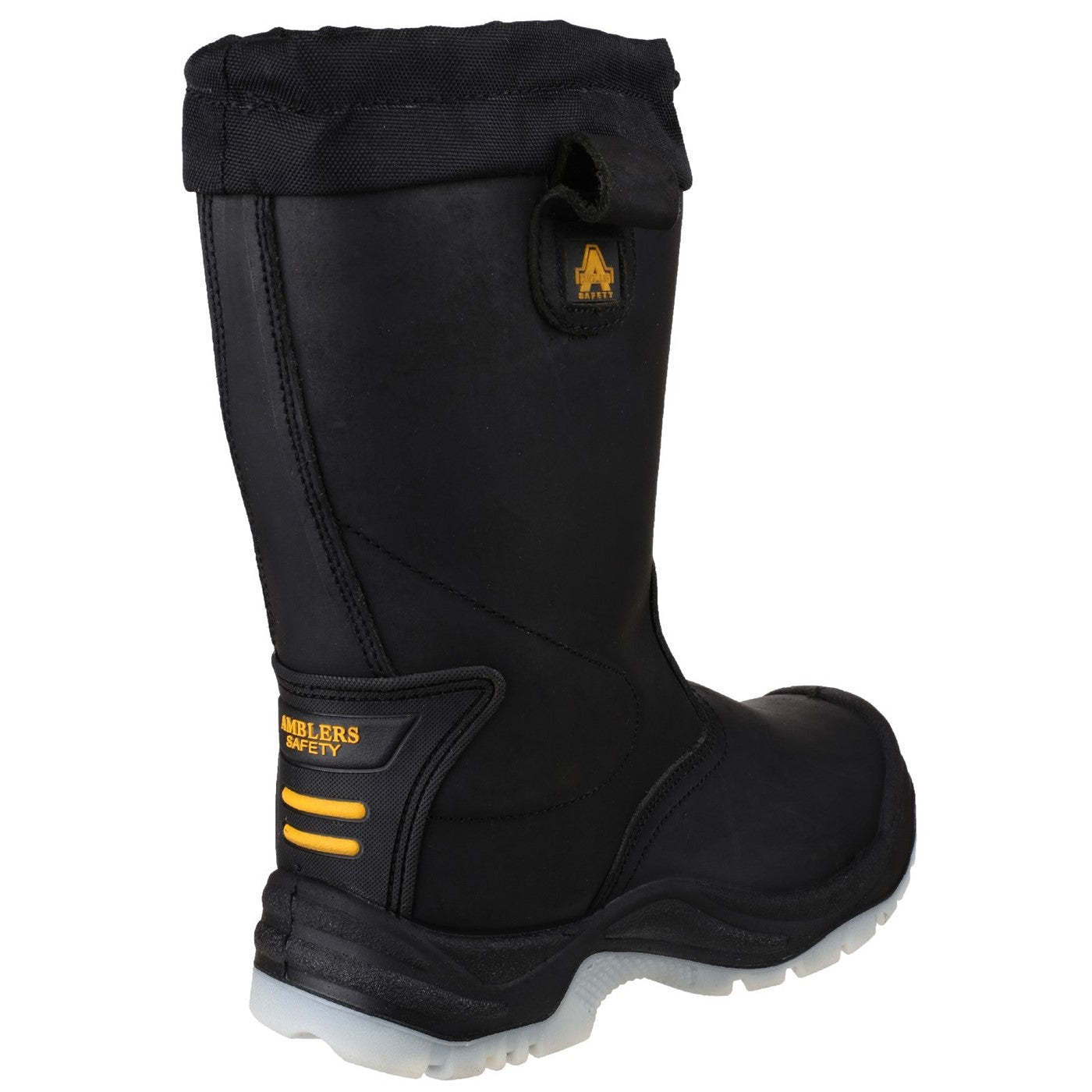 Amblers Safety FS209 Water Resistant Pull On Safety Rigger Boot S3 Black