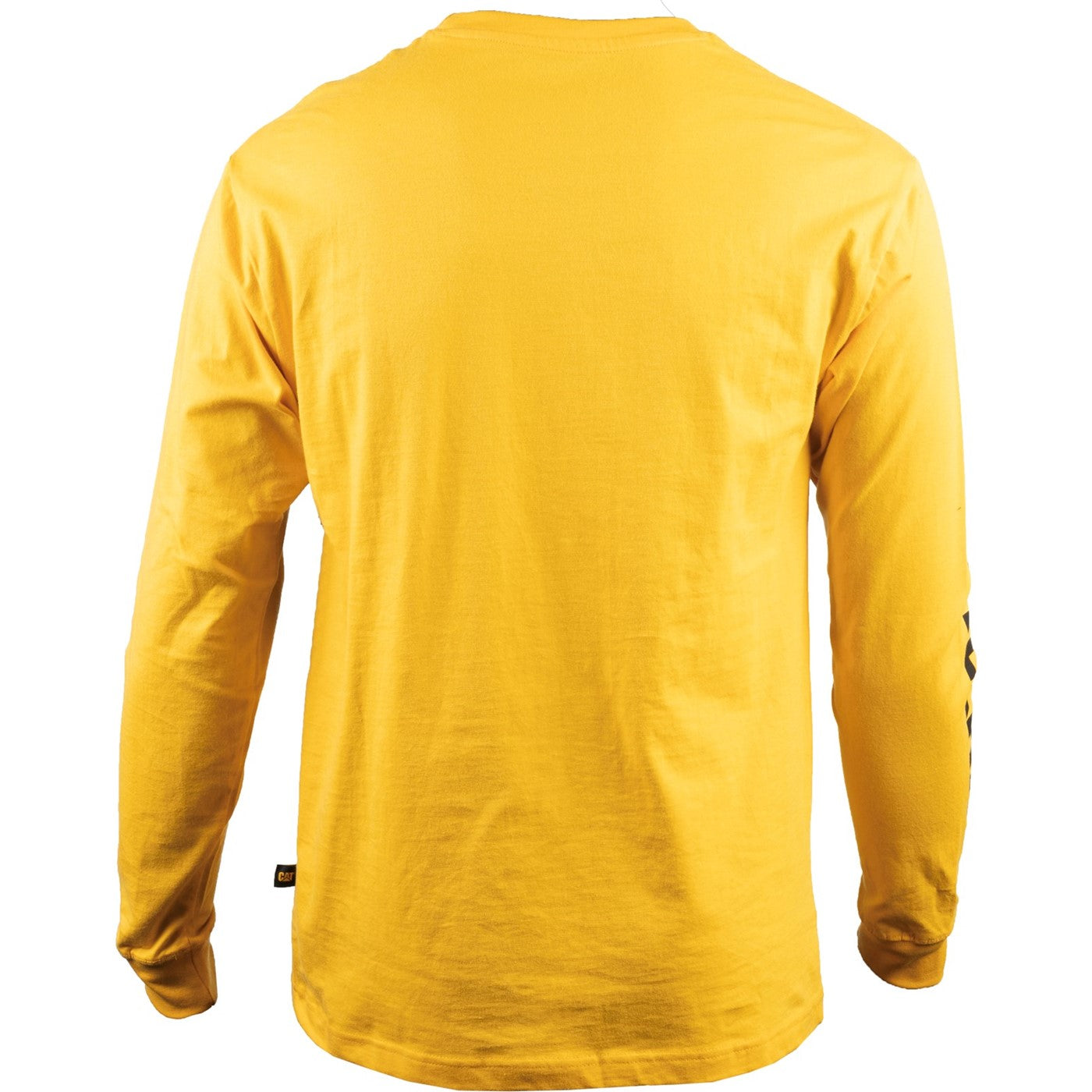 Caterpillar Trademark Banner Long Sleeve T-Shirt  Yellow