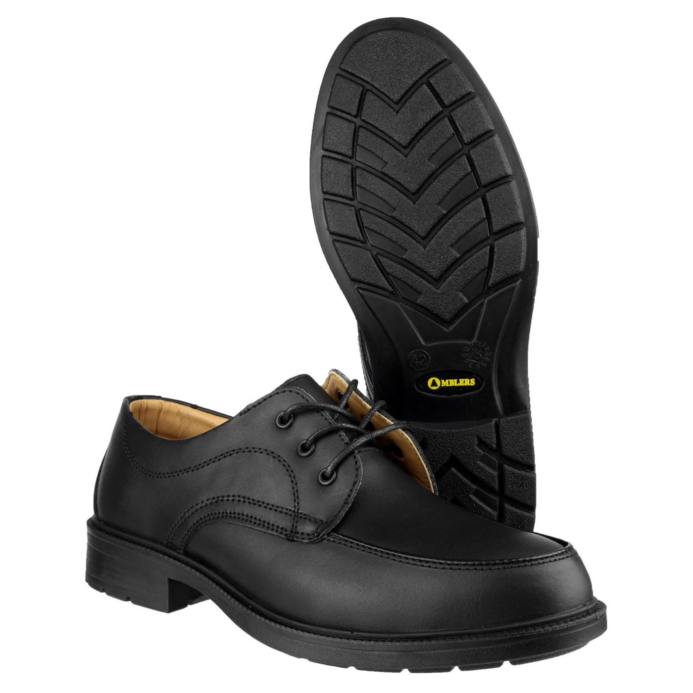 Amblers Safety FS65 Gibson Lace Safety Shoes S1 Black